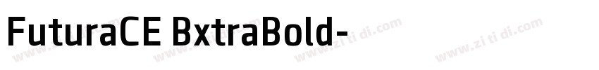 FuturaCE BxtraBold字体转换